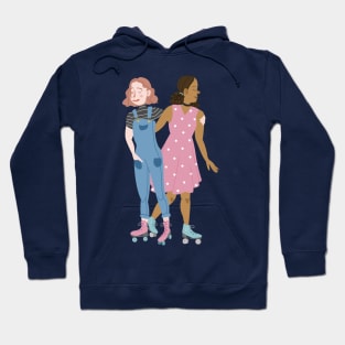 Rollerskating Girls Hoodie